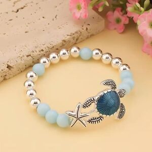 Sea Turtle Bracelet Beaded